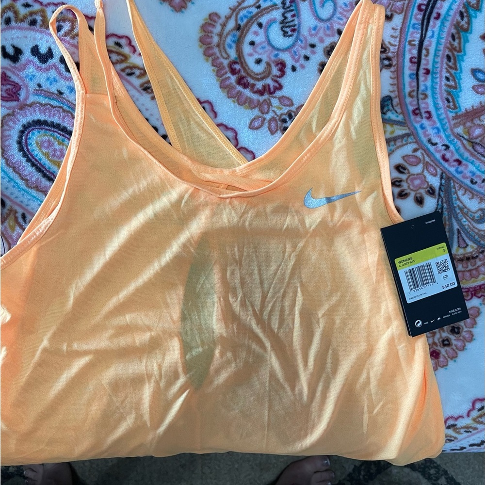 Nike Vibrant Orange Athletic Tank